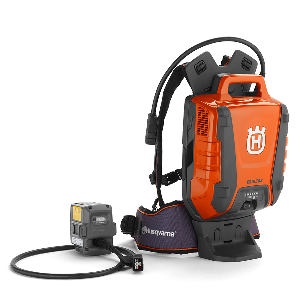 Produktabbildung: Husqvarna - Akku BLi550X (562 Wh) inkl. Gurt und Adapter